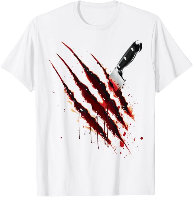 T-Shirt „Blutiges Messer"